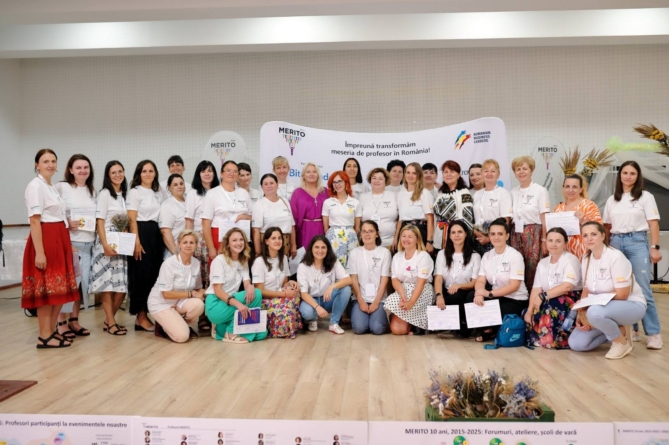 Școala de vară din cadrul Proiectului MERITO a fost găzduită la Școala Gimnazială Lăpuș