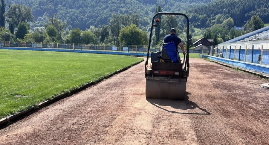 Pista Stadionului ”Solovan”, reabilitată