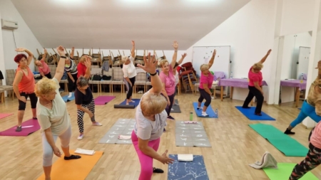 Activități sportive pentru senioarele din centrele Direcției de Asistență Socială Baia Mare