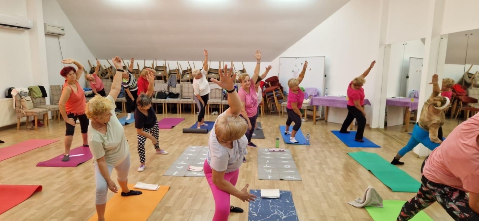 Activități sportive pentru senioarele din centrele Direcției de Asistență Socială Baia Mare