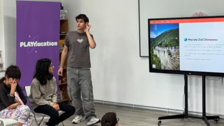 Prima zi la Școala de Vară STEAM, în Merișor