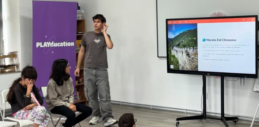 Prima zi la Școala de Vară STEAM, în Merișor