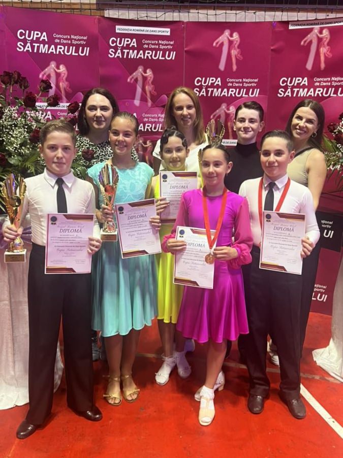 Start de sezon spectaculos pentru DanceLight Baia Mare: 7 podiumuri la Concursul Național „Cupa Sătmarului”