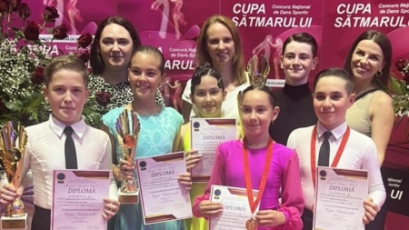 Start de sezon spectaculos pentru DanceLight Baia Mare: 7 podiumuri la Concursul Național „Cupa Sătmarului”