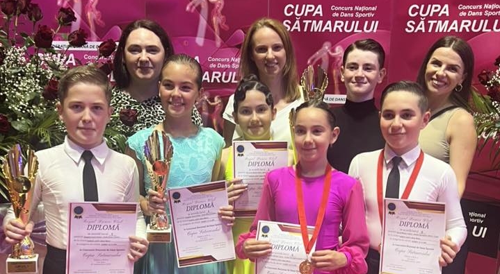 Start de sezon spectaculos pentru DanceLight Baia Mare: 7 podiumuri la Concursul Național „Cupa Sătmarului”