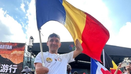Florin Zaharie, „super omul fără antebrațe”, va reprezenta România la Campionatul Mondial Spartan Para din SUA
