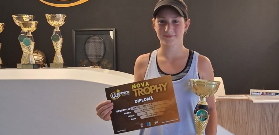 Tenismena Raluka Matei a încheiat vacanța de vară în forță, câștigând un nou turneu