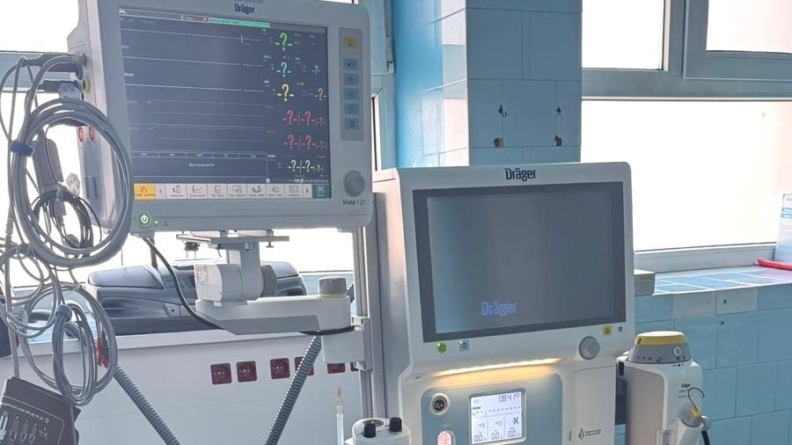 Secția ATI a Spitalului de Recuperare Borșa, dotată cu un nou aparat de anestezie
