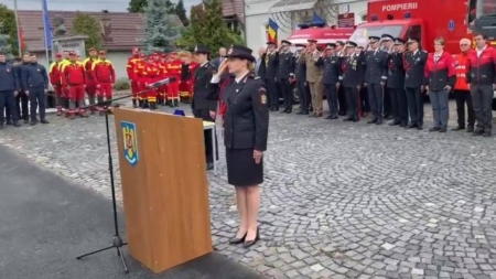 Curaj și tradiție: Pompierii din Maramureș sărbătoresc Ziua Pompierului