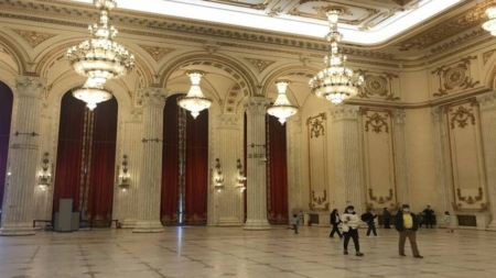 Incident la Palatul Parlamentului