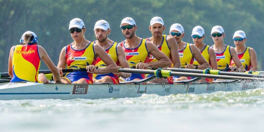 Bravo, România! Aur la proba 8+1 mixt la Mondialul de Canotaj