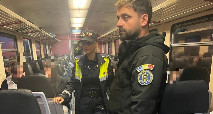 Controale ale polițiștilor în trenuri, pentru siguranța elevilor