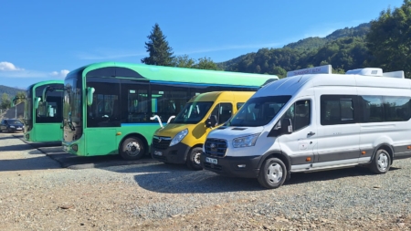 Transport gratuit cu mijloace moderne de transport pentru elevii din Vișeu de Sus