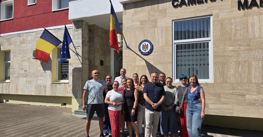 Secție de vot în Baia Mare pentru alegerile din Republica Moldova