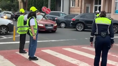 Exerciții rutiere cu elevi