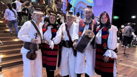 Grupul Iza încântă vizitatorii la Pavilionul României din Expo 2025 Osaka