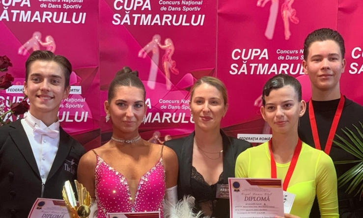 Dansatorii de la Galactic Dance Baia Mare s-au întors cu rezultate excepționale de la „Cupa Sătmarului”