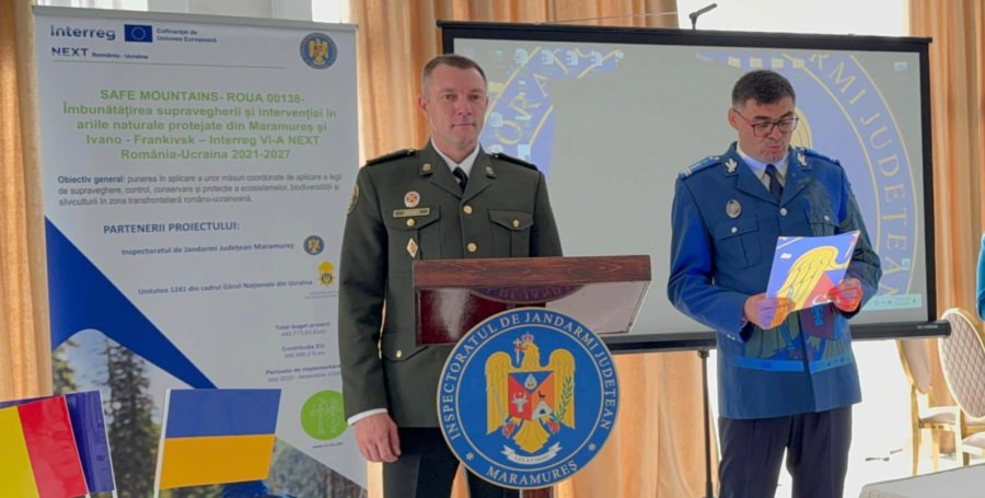 Jandarmeria Maramureș, proiect transfrontalier pentru protejarea ariilor naturale – Safe Mountains