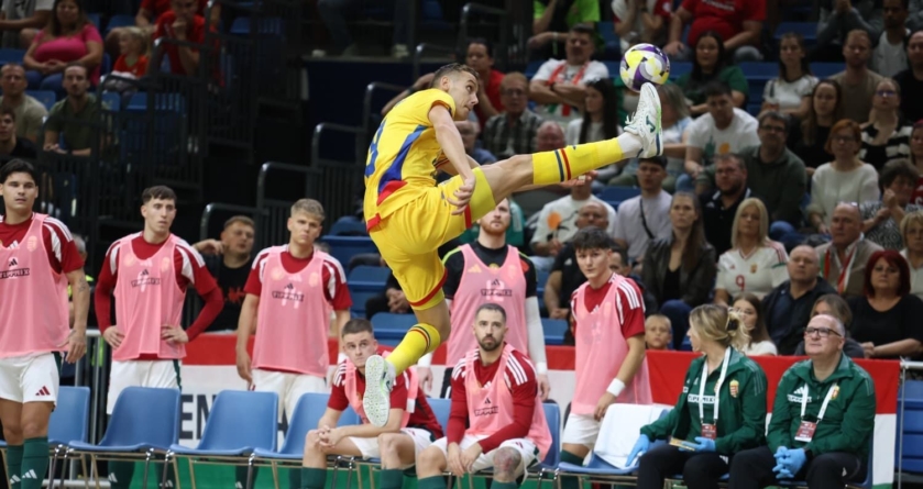 Naționala de futsal, învinsă la limită de Ungaria în primul meci din barajul de calificare la Campionatul European