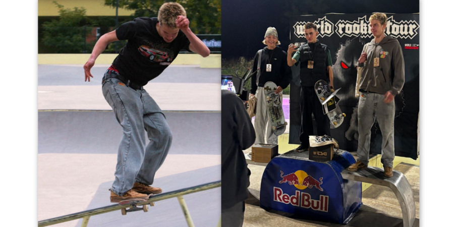 Performanță pentru skateboardingul românesc: Băimăreanul Patric Iluț a cucerit podiumul mondial și titlul Overall la World Rookie Tour