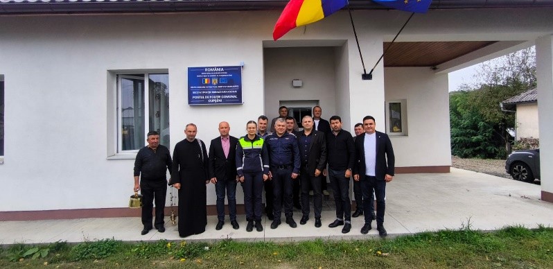 Polițiștii din Cupșeni s-au mutat la casă nouă