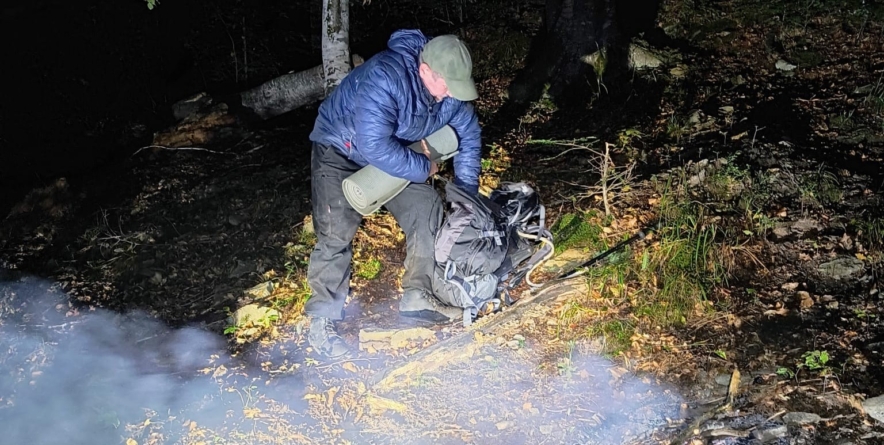 Ucrainean salvat din Munții Maramureșului după ce a fost căutat aproape toată noaptea
