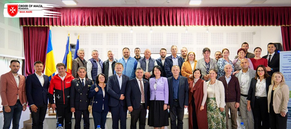 Serviciul de Ajutor Maltez Baia Mare a participat la conferința de lansare a proiectului „Cooperare transfrontalieră pentru creșterea capacității de răspuns la dezastre”