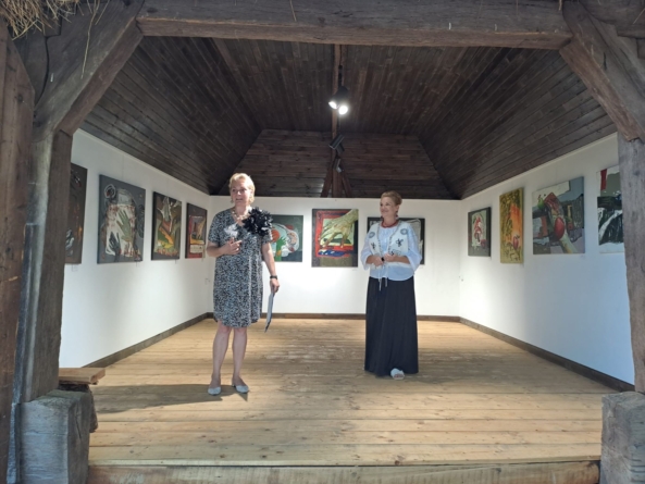 Vernisajul expoziției de pictură „Truda- între gest și înțelepciune” a avut loc în cadrul proiectului muzeal „Între memoria culturală și sinteze plastice ale arhaicului”