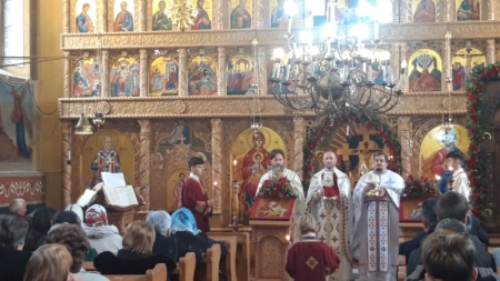 Parohia Ortodoxă Băița și-a prăznuit ocrotitorul, pe Sfântul Mare Mucenic Dimitrie, Izvorâtorul de mir