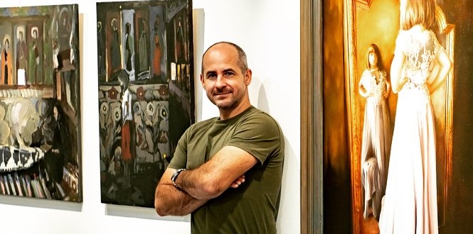 „Red” – expoziția personală de pictură semnată de Balazsi Ludovic poate fi admirată la U.A.P. Baia Mare