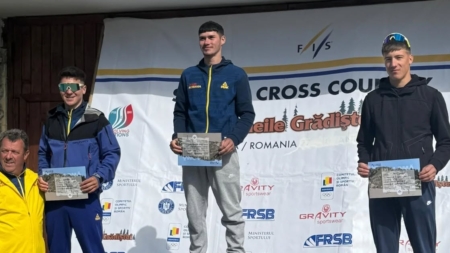 Ștefan Gherghel (C.S.S. Baia Sprie) – de trei ori pe prima treaptă a podiumului la Campionatul Național de Role