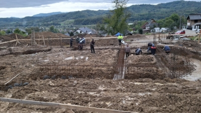 Au început lucrările la noua biserică din Nănești