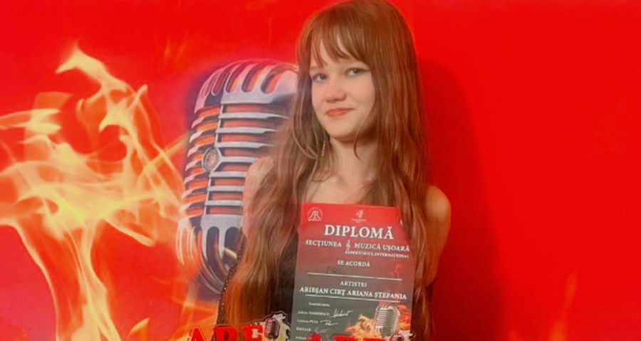 Băimăreanca Ariana Arieșan Cirț, premiată în cadrul „Art Respect Festival” din Brașov