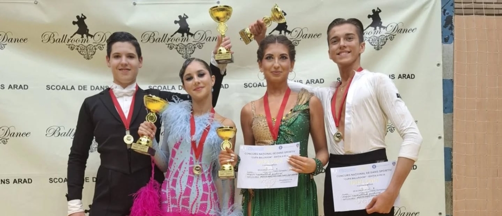 Sportivii de la DanceLight Studio Baia Mare, pe podium la concursul național de dans sportiv „Cupa Ballroom”