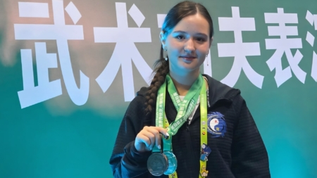 Performanță remarcabilă: Lorena Ghiduț, medaliată cu argint și bronz la Campionatul Mondial de Kungfu