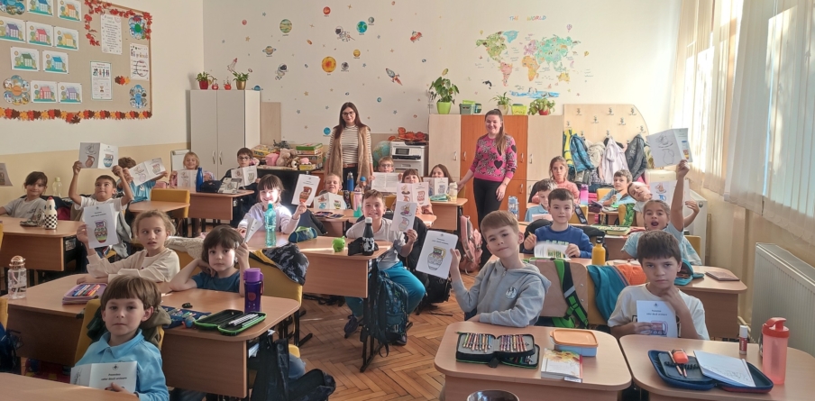 „Caravana Atelierelor” a poposit și la Școala Gimnazială „Avram Iancu” din Baia Mare