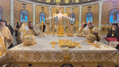 Ierarhii Maramureșului și Sătmarului au participat la slujba de sfințire a picturii Catedralei Naționale