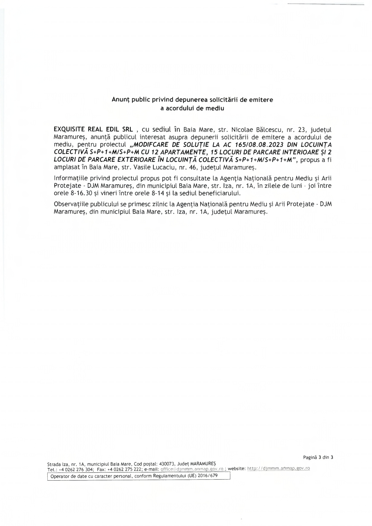 Anunț publicitar 24.09.2025