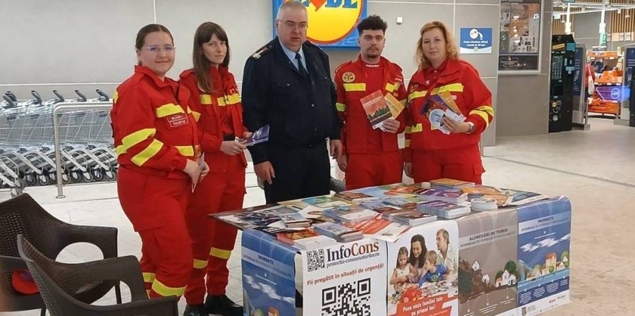 ISU Maramureș, acțiuni de informare preventivă în Baia Mare și Sighetu Marmației