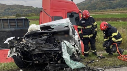 Doi tineri din Maramureș și-au pierdut viața într-un cumplit accident pe DN1C