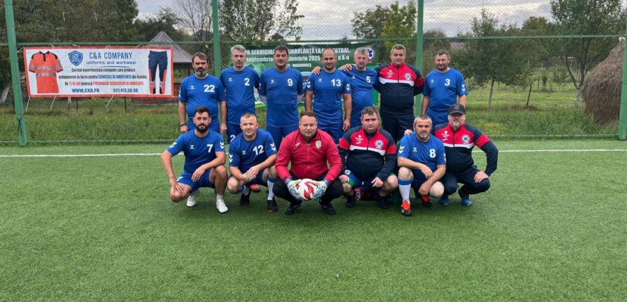 Echipa de minifotbal a SAJ Maramureș, pe podium la Cupa serviciilor de ambulanță