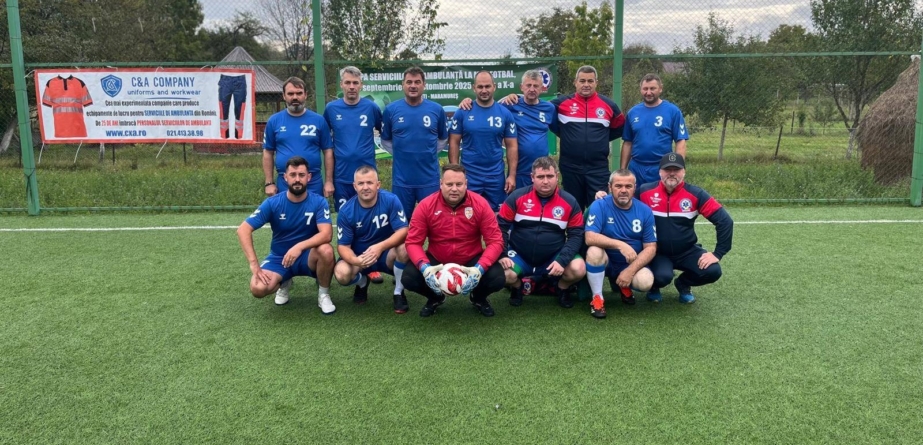 Echipa de minifotbal a SAJ Maramureș, pe podium la Cupa serviciilor de ambulanță