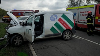 Accident cu cinci răniți în Baia Mare