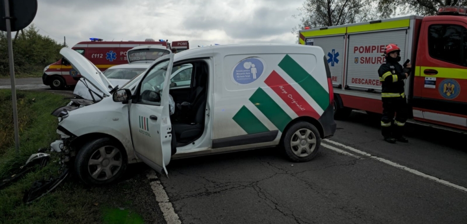 Accident cu cinci răniți în Baia Mare