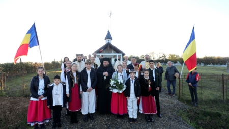 PS Părinte Timotei Sătmăreanul a sfințit capela de cimitir din Parohia Ortodoxă „Sfinții Arhangheli Mihail și Gavriil” din localitatea Solduba