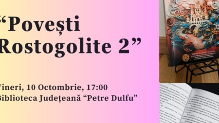 Invitație la o lansare de carte de la copiii Rotakids