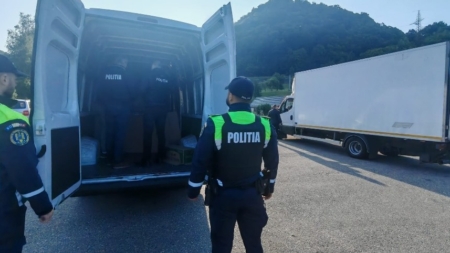 Acțiune pentru combaterea transporturilor ilegale de bunuri cu risc fiscal ridicat