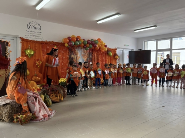 „Carnavalul Toamnei” a adus mai aproape de sufletele copiilor farmecul acestui anotimp, la Grădinița Finteușu Mic