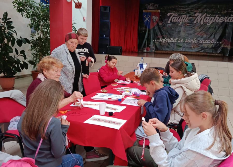 „Atelier de tradiții” pentru copii la Tăuții-Măgherăuș