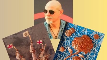 Expoziție de machete de corăbii și metaloplastie la Biblioteca Județeană